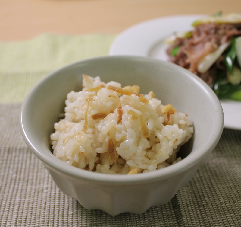 有機生姜のご飯